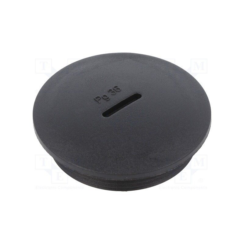 10 pcs : 1.251.3601.11 - Stopper, PG36, IP54, polyamide, black, V-N-FS, Thread: PG, 10mm