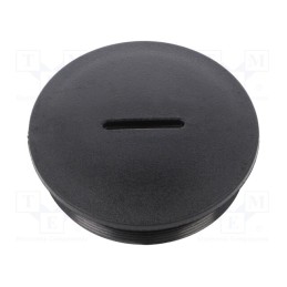 10 pcs : 1.251.6301.50 - Stopper, M63, 1.5, IP54, polyamide, black, V-N-FS, Thread: metric