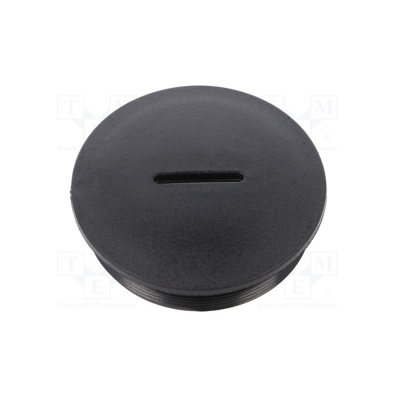 10 pcs : 1.251.6301.50 - Stopper, M63, 1.5, IP54, polyamide, black, V-N-FS, Thread: metric