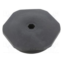 10 pcs : 1.255.4801.11 - Stopper, PG48, IP54, polyamide, black, V-NE PG, Thread: PG, -20÷80°C