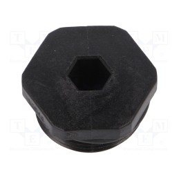 10 pcs : 1.256.1601.50 - Stopper, M16, 1.5, IP68, polyamide, black, V-NE-SD Metric, -20÷80°C