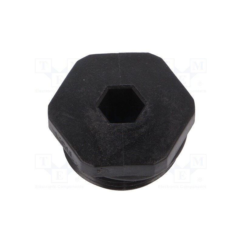 10 pcs : 1.256.1601.50 - Stopper, M16, 1.5, IP68, polyamide, black, V-NE-SD Metric, -20÷80°C