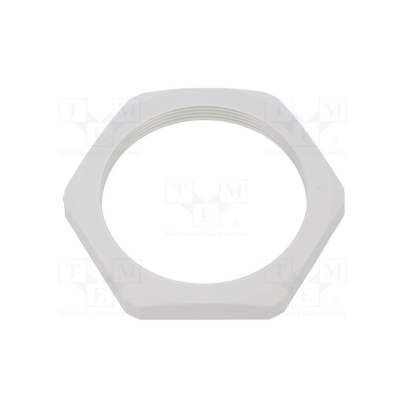 20 pcs : 1.262.5000.50 - Nut, M50, polyamide, Thk: 8mm, Spanner: 60mm, grey, -40÷100°C