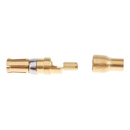 1 pcs - RS PRO Female Solder D-Sub Connector Coaxial Contact, Gold over Nickel Coaxial