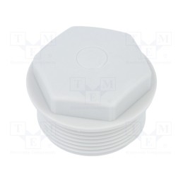20 pcs : 1.282.3200.50 - Stopper, M32, 1.5, IP54, polyetylene, grey, WN, Thread: metric