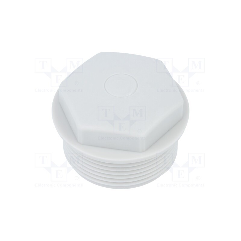 20 pcs : 1.282.3200.50 - Stopper, M32, 1.5, IP54, polyetylene, grey, WN, Thread: metric