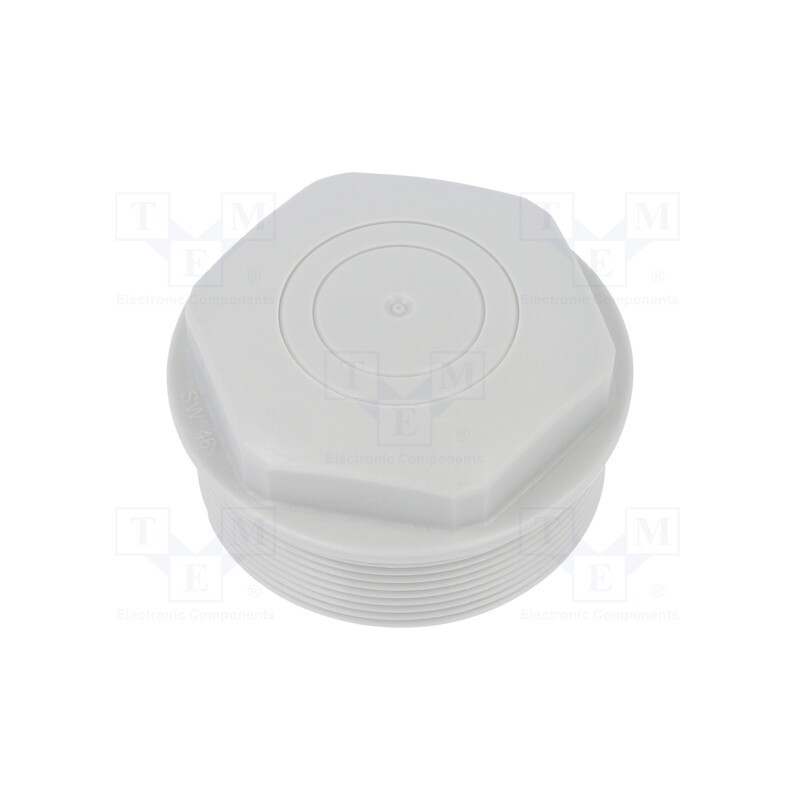 10 pcs : 1.282.5000.50 - Stopper, M50, 1.5, IP54, polyetylene, grey, WN, Thread: metric