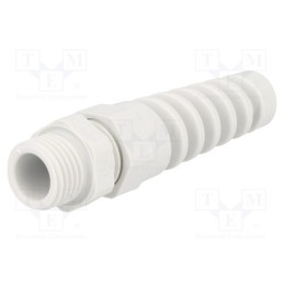 10 pcs : 1.293.0700.14 - Cable gland, with strain relief, PG7, IP68, polyamide, grey