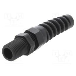 10 pcs : 1.293.0701.60 - Cable gland, with strain relief,with long thread, PG7, IP68