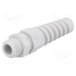 10 pcs : 1.293.1200.50 - Cable gland, with strain relief, M12, 1.5, IP68, polyamide, grey
