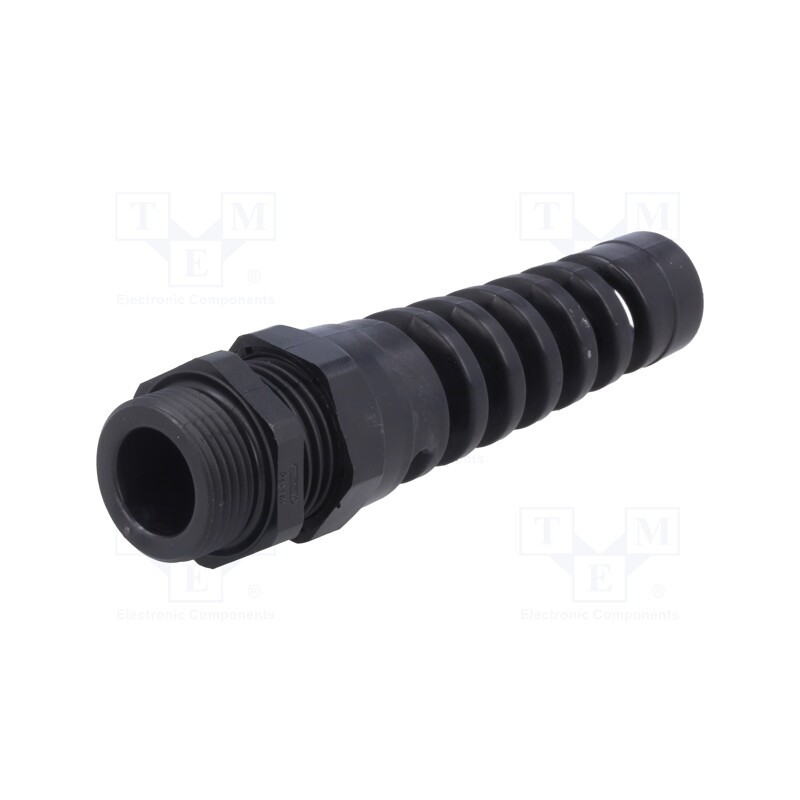 10 pcs : 1.293.1301.14 - Cable gland, with strain relief, PG13,5, IP68, polyamide, black