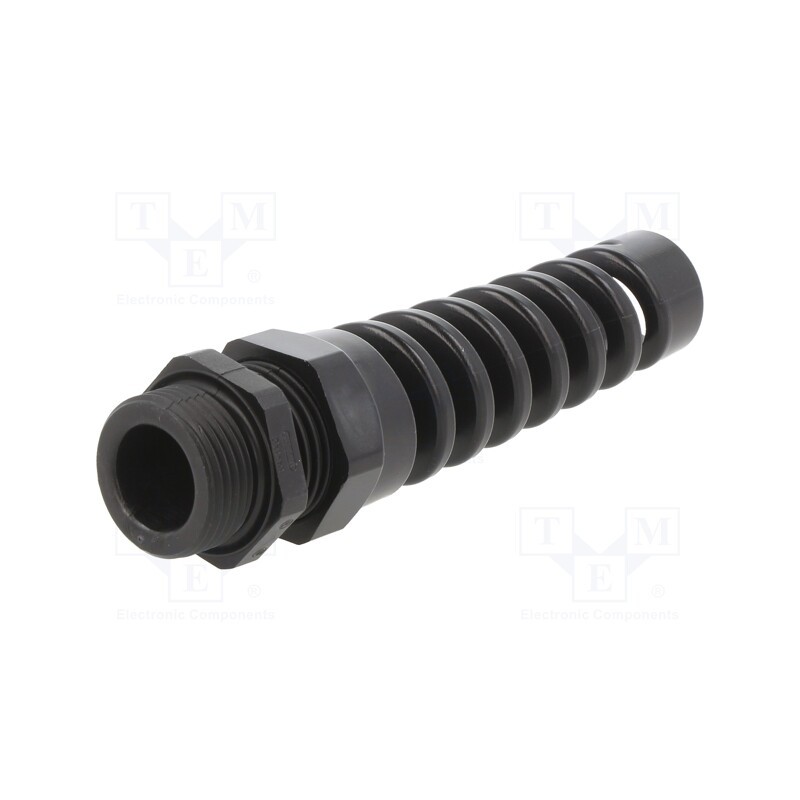 10 pcs : 1.293.1301.15 - Cable gland, with strain relief, PG13,5, IP68, polyamide, black