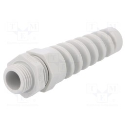 10 pcs : 1.294.1600.50 - Cable gland, with strain relief, M16, 1.5, IP68, polyamide, grey