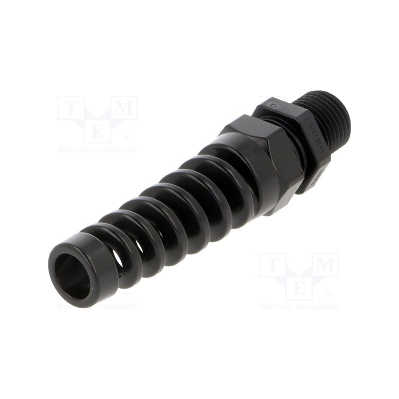 10 pcs : 1.294.1601.30 - Cable gland, with strain relief,with long thread, M16, 1.5, IP68