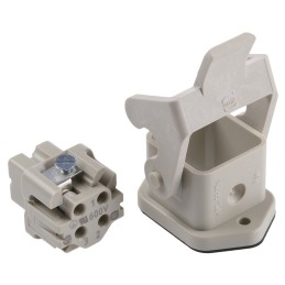 1 pcs - HARTING Locking Lever Kit, 3 + PE Way, 10A, Female, Han A, 230 - 400 V