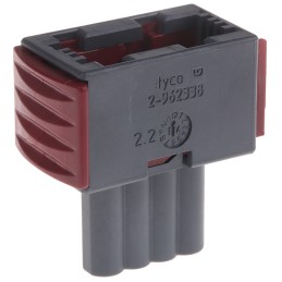 1 pcs - TE Connectivity, Junior Power Timer Automotive Connector Socket 4 Way