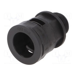 10 pcs : 1.533.1601.50 - Straight terminal connector, Thread: metric,outside, polyamide