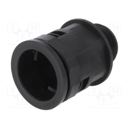 10 pcs : 1.533.2501.50 - Straight terminal connector, Thread: metric,outside, polyamide