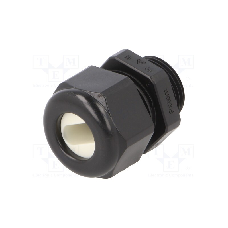 10 pcs : 1.587.2018.51 - Cable gland, M20, 1.5, IP65, polyamide, black, Holes no: 1, 14x6mm