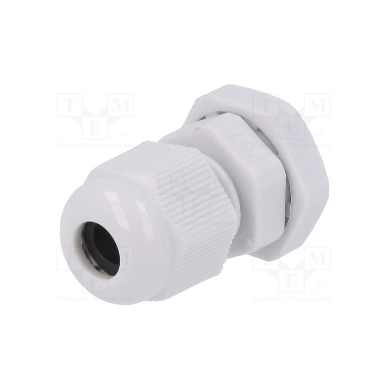 20 pcs : 1.590.0700.14 - Cable gland, PG7, IP68, polyamide, grey, HSK-KE
