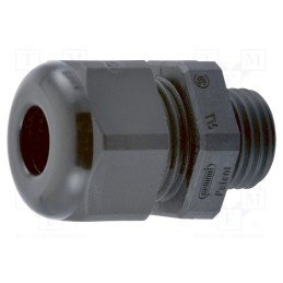 10 pcs : 1.590.1301.14 - Cable gland, PG13,5, IP68, polyamide, black, HSK-KE