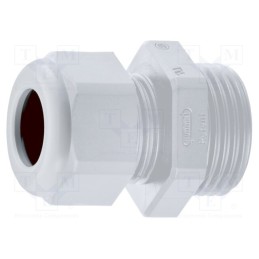 10 pcs : 1.591.1600.15 - Cable gland, PG16, IP54, polyamide, grey, HSK-KE