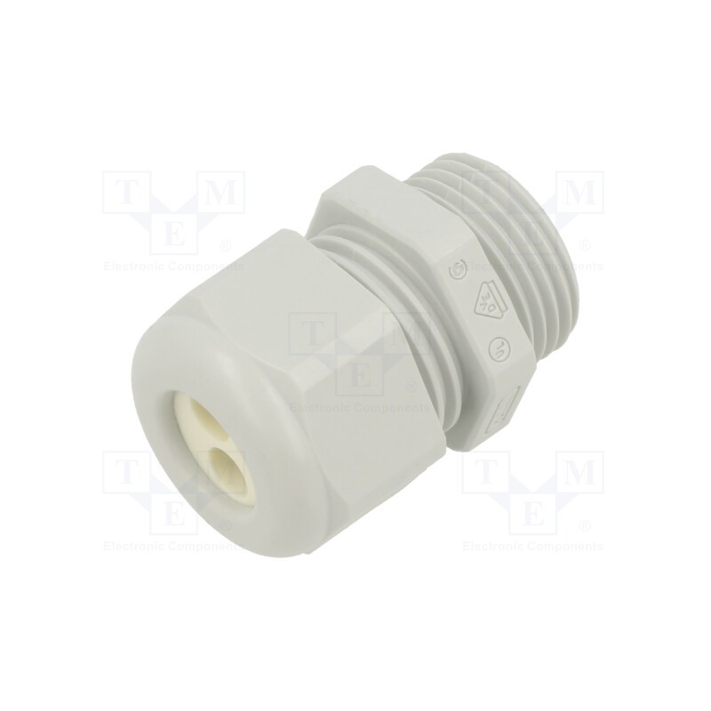 10 pcs : 1.597.2003.50 - Cable gland, multi-hole, M20, 1.5, IP65, polyamide, grey, 5mm