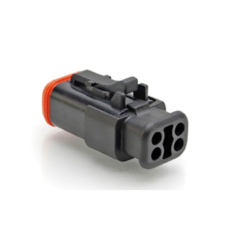 400 pcs - Amphenol Industrial, AT Automotive Connector Plug 4 Way, Crimp Termination