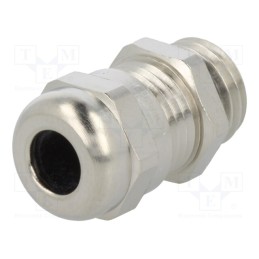 10 pcs : 1.609.1200.50 - Cable gland, M12, 1.5, IP68, brass, Body plating: nickel