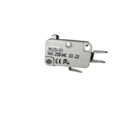1 pcs - RS PRO Plunger Microswitch, Quick Connect Terminal, 10A @ 250V ac, SPDT, IP40
