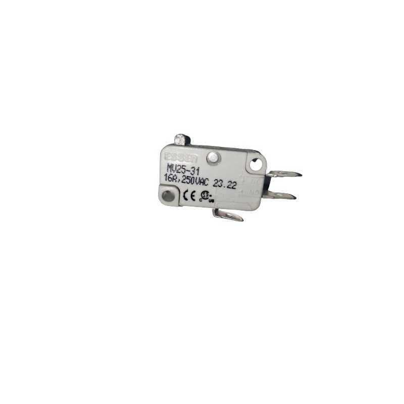 1 pcs - RS PRO Plunger Microswitch, Quick Connect Terminal, 10A @ 250V ac, SPDT, IP40