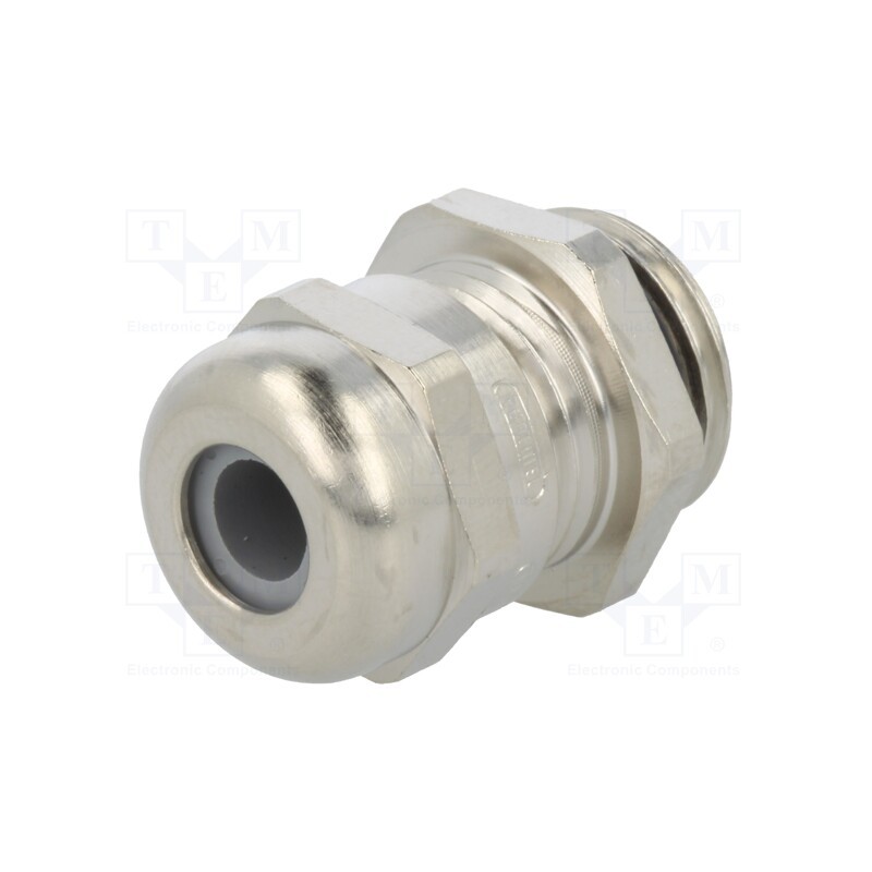 10 pcs : 1.609.1600.51 - Cable gland, M16, 1.5, IP68, brass, Body plating: nickel