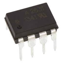 1 pcs - Broadcom, HCPL-2631-000E DC Input Transistor Output Dual Optocoupler, Through Hole, 8-Pin DIP