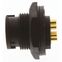 1 pcs - Amphenol Industrial Circular Connector, 10 Contacts, Panel Mount, Plug, Male, IP67, Ceres Series