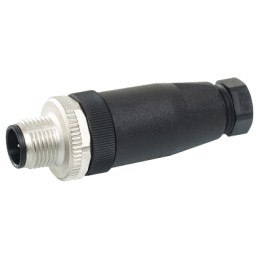 1 pcs - Murrelektronik Circular Connector, 4 Contacts, Cable Mount, M12 Connector, Plug, Female, IP67, 7000 Series