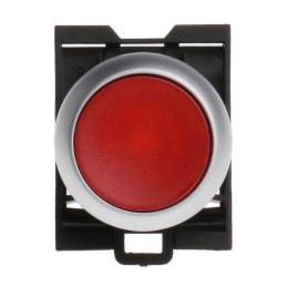 1 pcs - Eaton RMQ Titan M22 Series Red Illuminated Momentary Push Button Head, 22mm Cutout, IP69K