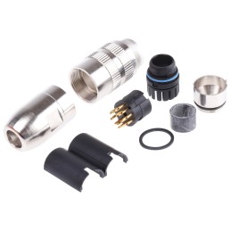 1 pcs - Lumberg 14 Pole Din Socket, DIN EN 60529, 3A, 60 V ac IP68, Female, Cable Mount