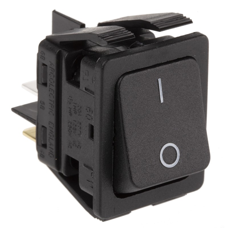 1 pcs - Arcolectric (Bulgin) Ltd DPST, On-Off Rocker Switch Panel Mount