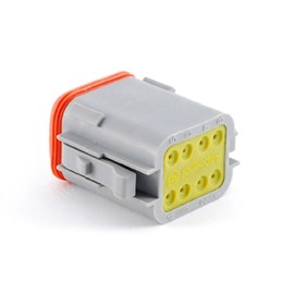 480 pcs - Amphenol Industrial, AT Automotive Connector Plug 8 Way, Crimp Termination
