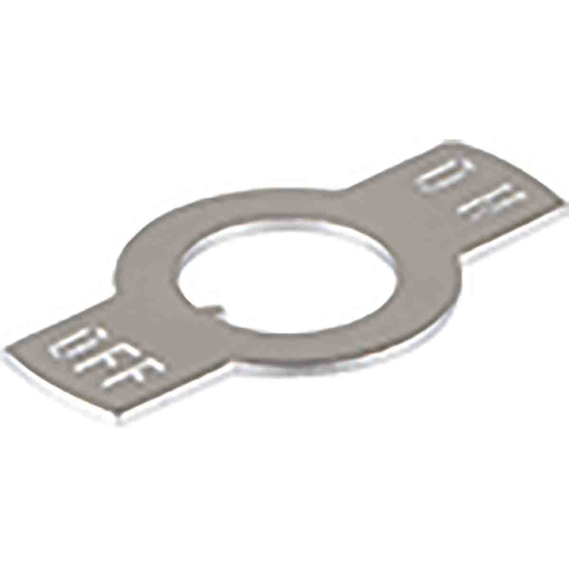 1 pcs - NKK Switches On-Off Legend Plate for use with M, P