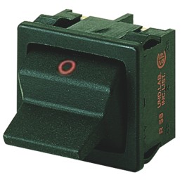 1 pcs - Marquardt Toggle Switch, Panel Mount, On-Off, DPST, Tab Terminal