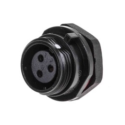 1 pcs - RS PRO Circular Connector, 3 Contacts, Panel Mount, Miniature Connector, Socket, Female, IP68