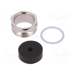 10 pcs : AG M20T - Half gland, M20, 1.5, brass