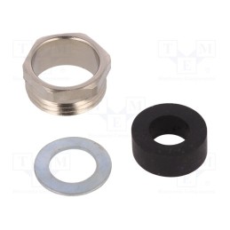 10 pcs : AS C11O - Half gland, PG11, brass