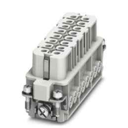 1 pcs - Phoenix Contact Heavy Duty Power Connector Insert, 20A, Female, A16 Series, 16 Contacts