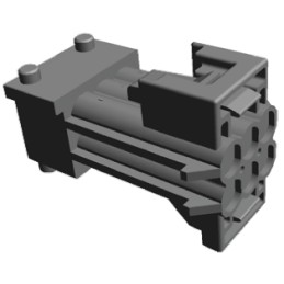 5 pcs - TE Connectivity, Timer Automotive Connector Plug 6 Way