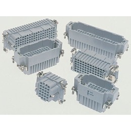 1 pcs - Epic Contact Heavy Duty Power Connector Insert, 10A, Female, H-DD Series, 24 Contacts