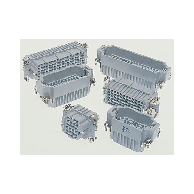 1 pcs - Epic Contact Heavy Duty Power Connector Insert, 10A, Female, H-DD Series, 24 Contacts