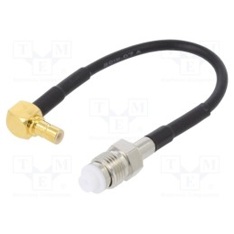 10 pcs : - Cable, 100mm, FME female,SMB male, angled,straight