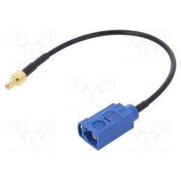 10 pcs : - Cable, 150mm, Fakra female,SMB male, straight